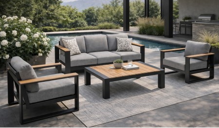 Комплект для отдыха на 5 человек HIGOLD CAMBUSA 206220 серый