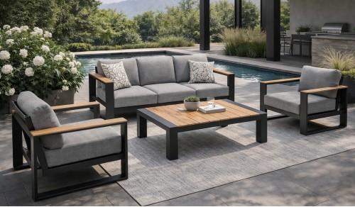 Комплект для відпочинку на 5 осіб HIGOLD CAMBUSA 206220 сірий